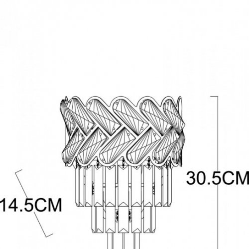 Настенный светильник Arte Lamp Aisha A1025AP-2GO
