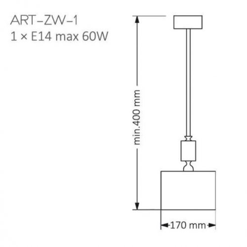 Потолочная люстра Artu ART-ZW-1(Z)