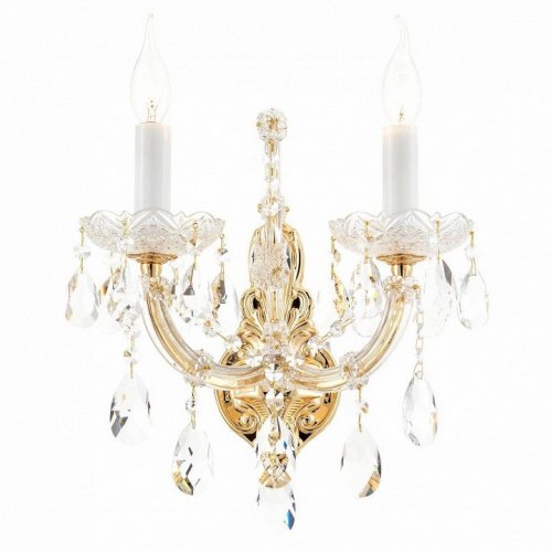 Бра iLamp Diamond W6071-2 GD+CL Бра iLamp Diamond W6071-2 GD+CL