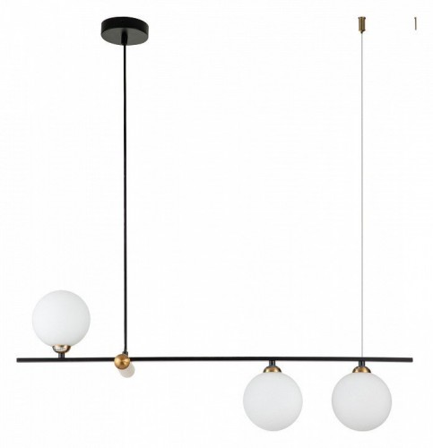 Подвесной светильник Indigo Opaco 11015/3P Black