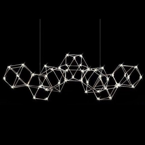 Подвесная люстра O-LUCE Bjork в линию без вставок 10964-2