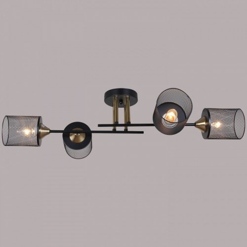 Потолочная люстра Reluce 38460-0.3-04 BK+COPPER