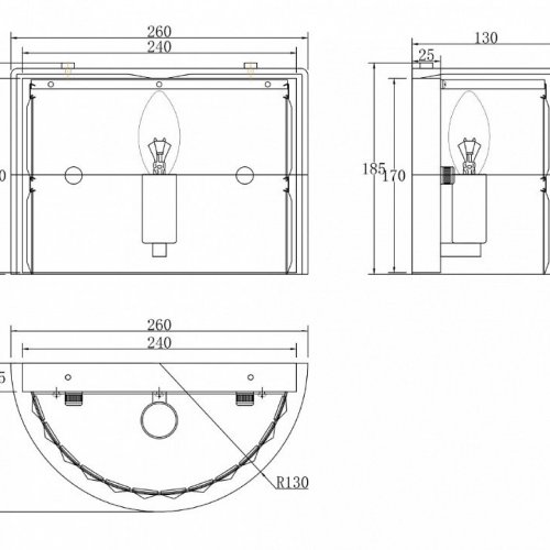 Бра Maytoni Wonderland MOD313WL-01CH Бра Maytoni Wonderland MOD313WL-01CH