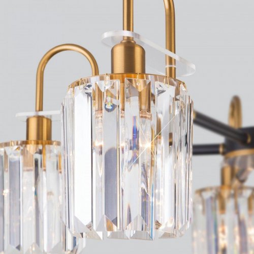 Потолочная люстра Eurosvet Tenia 70090/8 черный Потолочная люстра Eurosvet Tenia 70090/8 черный