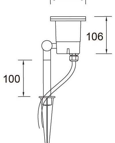 Грунтовый светильник Oasis Light HAMBURG 8042 Gr