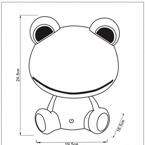 Настольная лампа Lucide Dodo Frog 71592/03/85