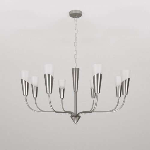 Подвесная люстра Eurosvet Rhyton 60167/8 никель Подвесная люстра Eurosvet Rhyton 60167/8 никель