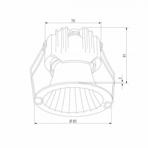 Светильник встраиваемый Elektrostandard a070922
