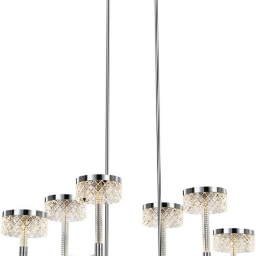 Подвесная люстра DeLight Collection Diamond cut MD21020075-6B chrome
