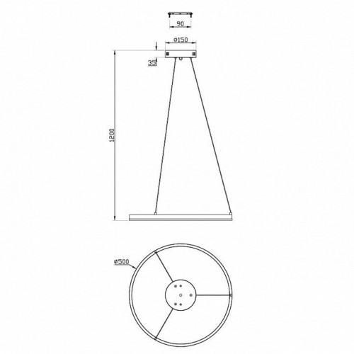 Подвесной светодиодный светильник Escada Void 10254/1LED Silver APP Подвесной светодиодный светильник Escada Void 10254/1LED Silver APP