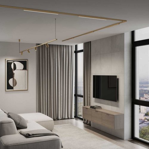 Трековый светильник Elektrostandard Brass Line a071847 Трековый светильник Elektrostandard Brass Line a071847