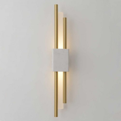 Бра Crystal Lux CARTA AP6W LED WHITE/BRASS