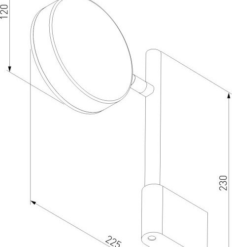 Настенный светильник Tobi 40129/LED черный
