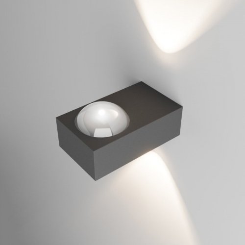 Уличный настенный светильник со светодиодами Elektrostandard Lenses a070452 Уличный настенный светильник со светодиодами Elektrostandard Lenses a070452