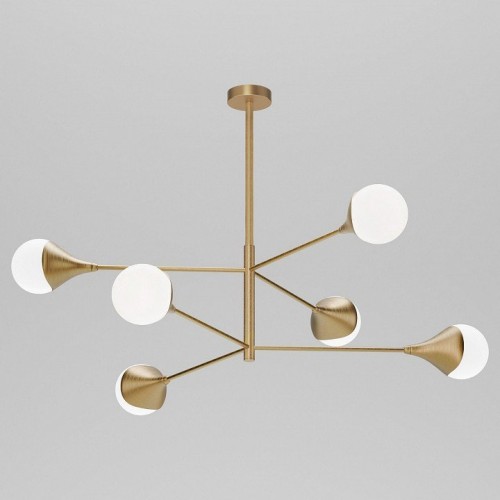 Подвесная люстра Eurosvet Calyx 60168/6 латунь