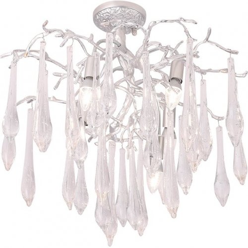 Потолочная люстра Crystal Lux REINA PL5 D600 SILVER PATINA