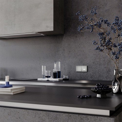 Заглушка для поста с подсветкой, без рамки Voltum S70 VLS070605