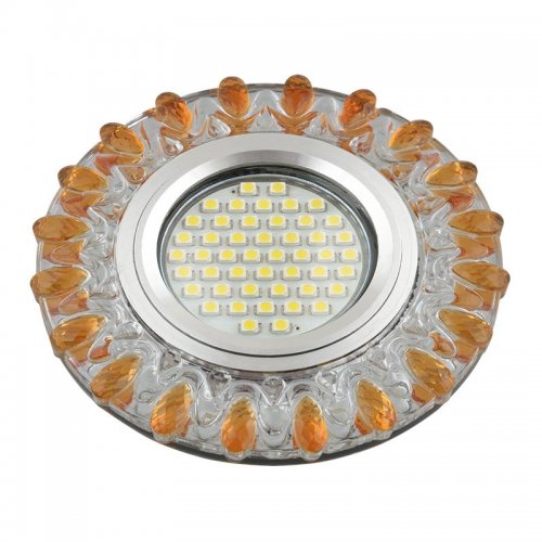 Встраиваемый светильник Fametto Luciole DLS-L148 Gu5.3 Glassy/Gold