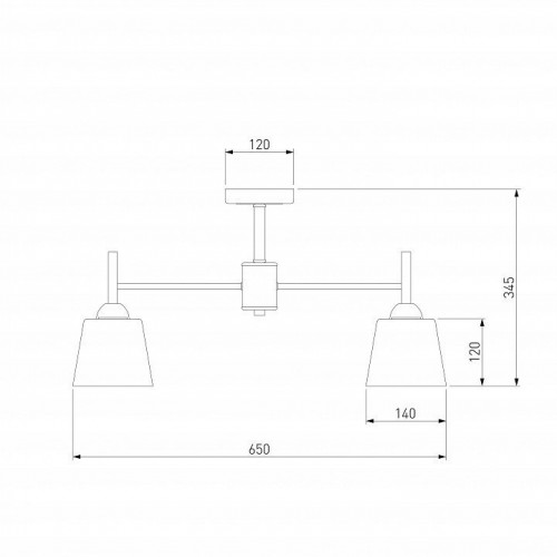 Потолочная люстра Eurosvet Fresco 70085/5 белый