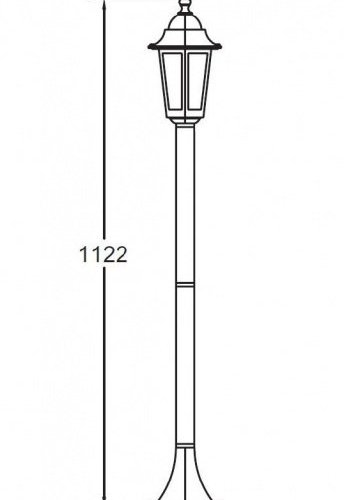 Наземный фонарь Oasis Light 79806S Bl