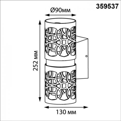 Настенный светильник уличный Netz 359537 Настенный светильник уличный Netz 359537