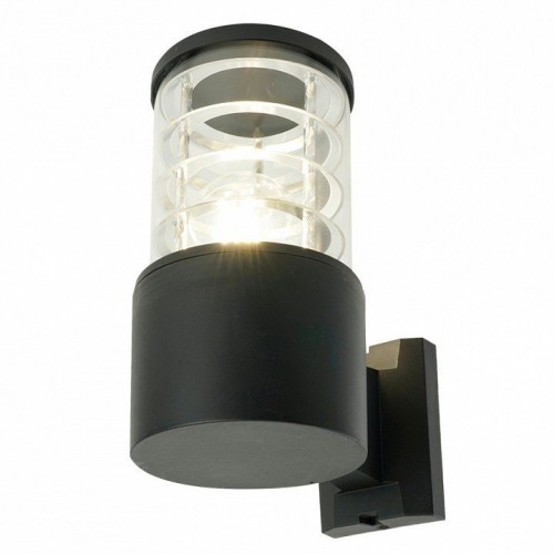 Светильник садово-парковый Feron.ONE DH0801-P, на стену вверх, E27 230V, черный пластик