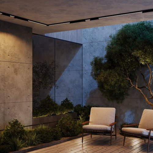 Трековый светильник Points O-TR02-2-S-12WB3K