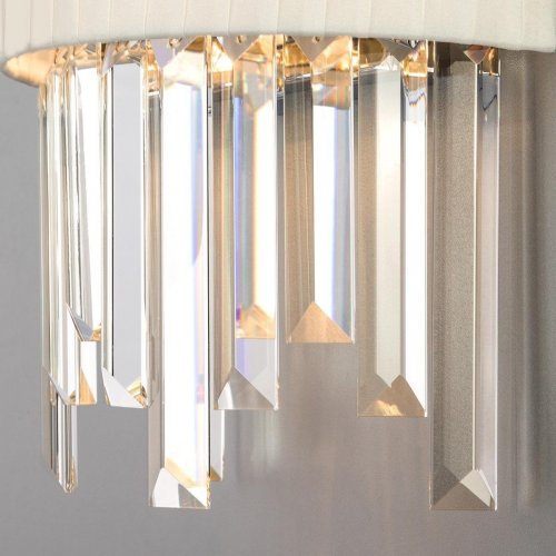 Настенный светильник Eurosvet Amantea 10122/2 хром/прозрачный хрусталь Strotskis Настенный светильник Eurosvet Amantea 10122/2 хром/прозрачный хрусталь Strotskis