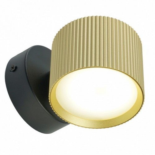 Светильник  настенный Feron HL4580 ARIA 12W, 230V,GX53, золото+черный IP20