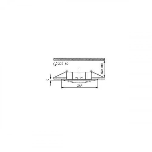 Точечные светильники Kanlux LUTO CTX-DT02B-W 2590