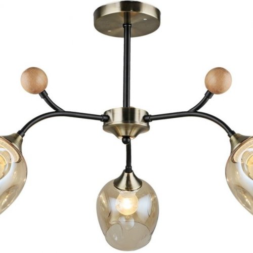 Потолочная люстра Reluce 02009-0.3-03 AB+BK Потолочная люстра Reluce 02009-0.3-03 AB+BK