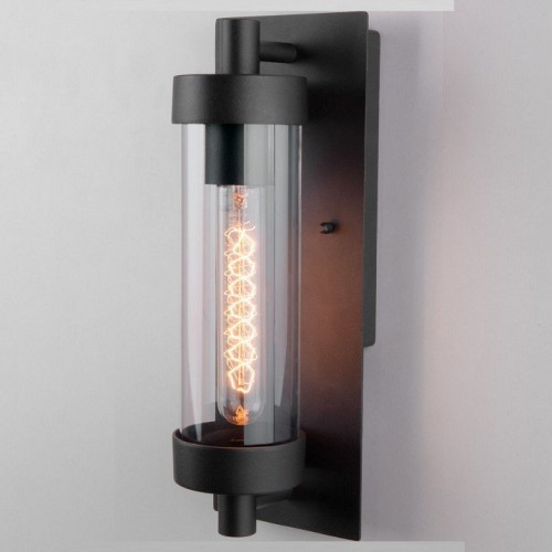Уличный настенный светильник Elektrostandard Pipe D 35151/D чёрный a058261