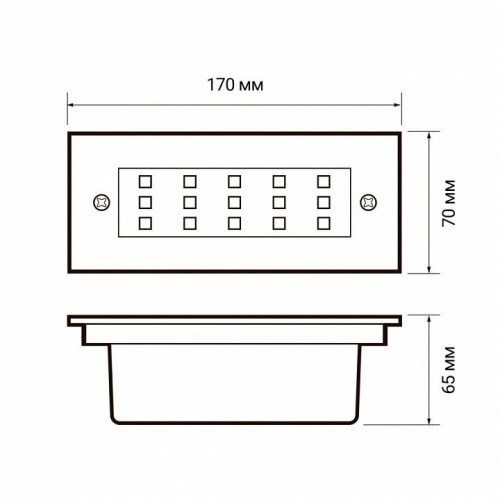 Встраиваемый светильник Jazzway  PWS/R S170070 3W 4000K 30° Сhrome IP65
