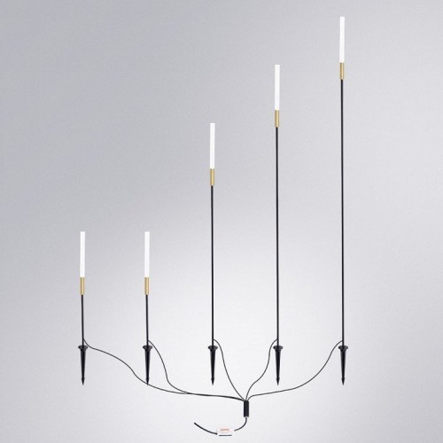 Грунтовый светильник Arte Lamp Muster A1083PA-5BK