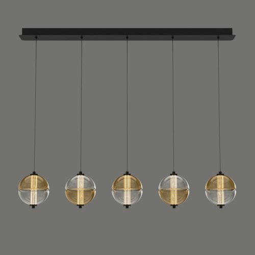 Подвесной светильник MD24022079 MD24022079-5B black/amber Подвесной светильник MD24022079 MD24022079-5B black/amber