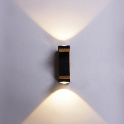 Архитектурная подсветка Reluce 86811-9.2-002TL COB2*3W BK GD Архитектурная подсветка Reluce 86811-9.2-002TL COB2*3W BK GD