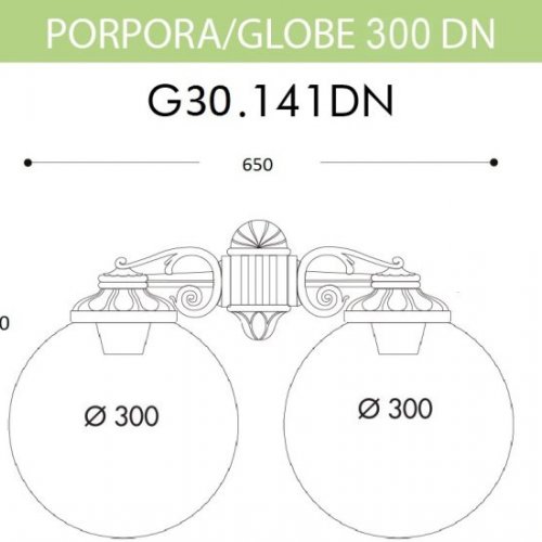 Настенный фонарь уличный Fumagalli GLOBE 300 G30.141.000.VZF1RDN Настенный фонарь уличный Fumagalli GLOBE 300 G30.141.000.VZF1RDN
