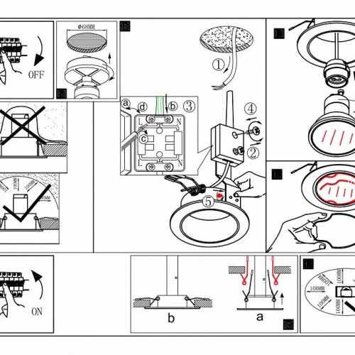 Встраиваемый светильник Eglo Peneto 94242
