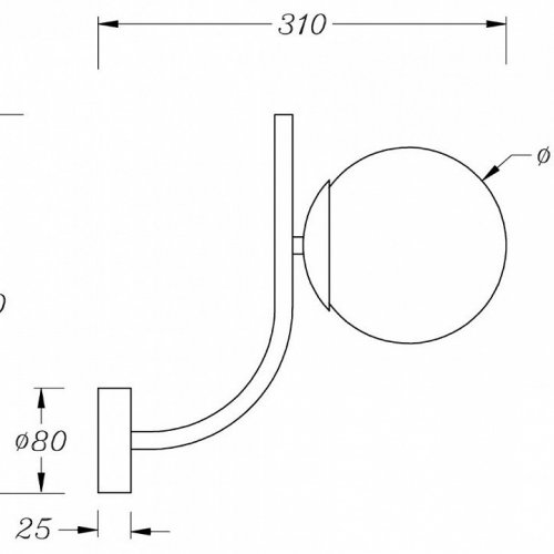 Бра Maytoni Rendez-vous MOD109WL-01BS Бра Maytoni Rendez-vous MOD109WL-01BS