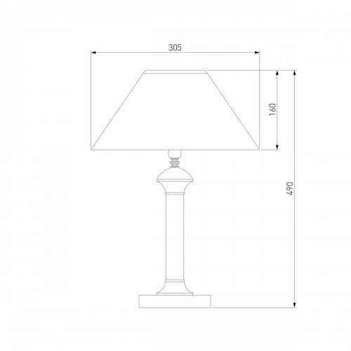 Настольная лампа Eurosvet Majorka 008/1T RDM Настольная лампа Eurosvet Majorka 008/1T RDM