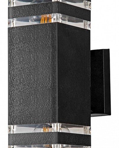 Настенный светильник уличный Arte Lamp Hadar A4421AL-2BK