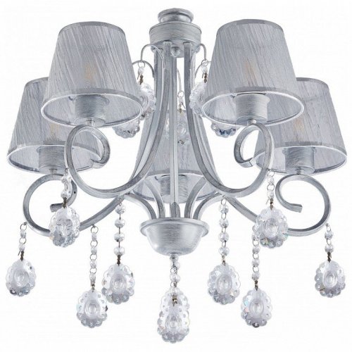 Потолочная люстра Arte Milano Amalfi-7146 337146/5 WT+SL Потолочная люстра Arte Milano Amalfi-7146 337146/5 WT+SL