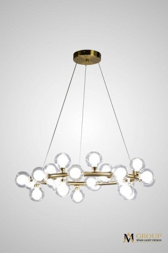 Подвесная люстра AM-Group AM470 AM470 D500 POLISHED GOLD Подвесная люстра AM-Group AM470 AM470 D500 POLISHED GOLD