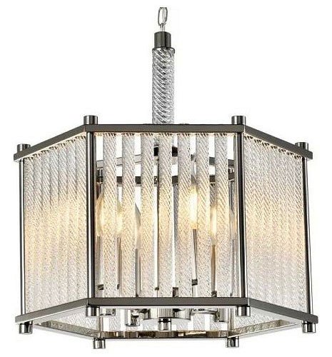 Подвесная люстра iLamp Rich P9509-4 NIC Подвесная люстра iLamp Rich P9509-4 NIC