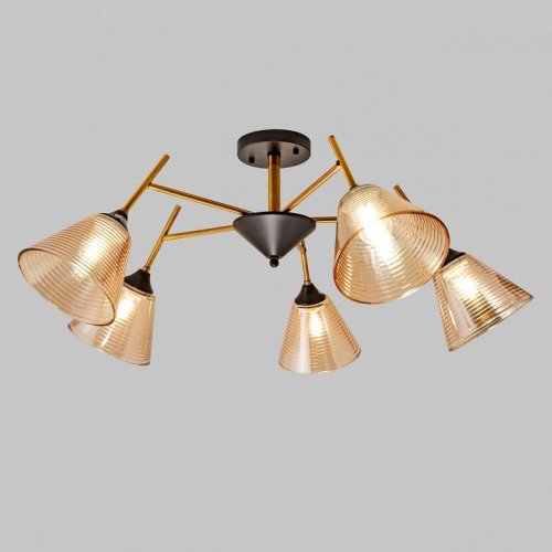 Потолочная люстра Imex MD.4250-5-S-COP+BK