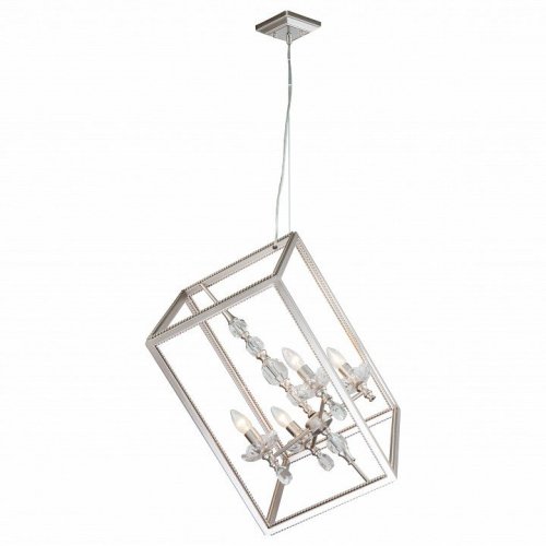 Подвесная люстра Lucia Tucci Inessa 3850.4 Silver