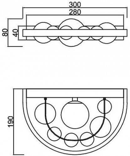 Настенный светильник ST Luce Olmi SL1510.201.01