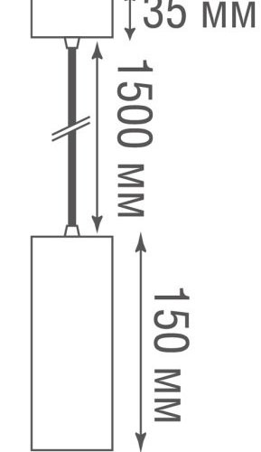 Подвесной светильник Rollo DL18895R10W1B S