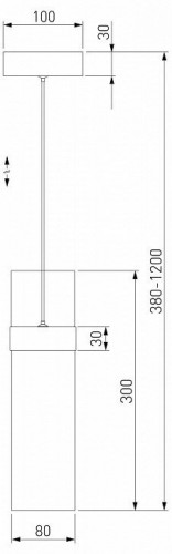 Подвесной светильник Eurosvet Lumen 50244/1 LED латунь/прозрачный