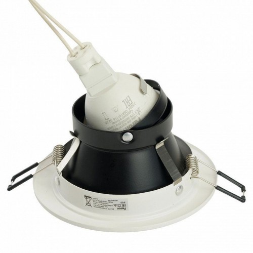 Светильник встраиваемый Feron DL3113 потолочный MR16 G5.3 белый + черный 51365